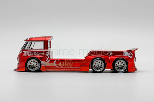 Liberty 1:64 For VW T1 Coke 6x6 Flatbed Tow Truck Sports Diecast Metal Car Gift - Picture 5 of 14