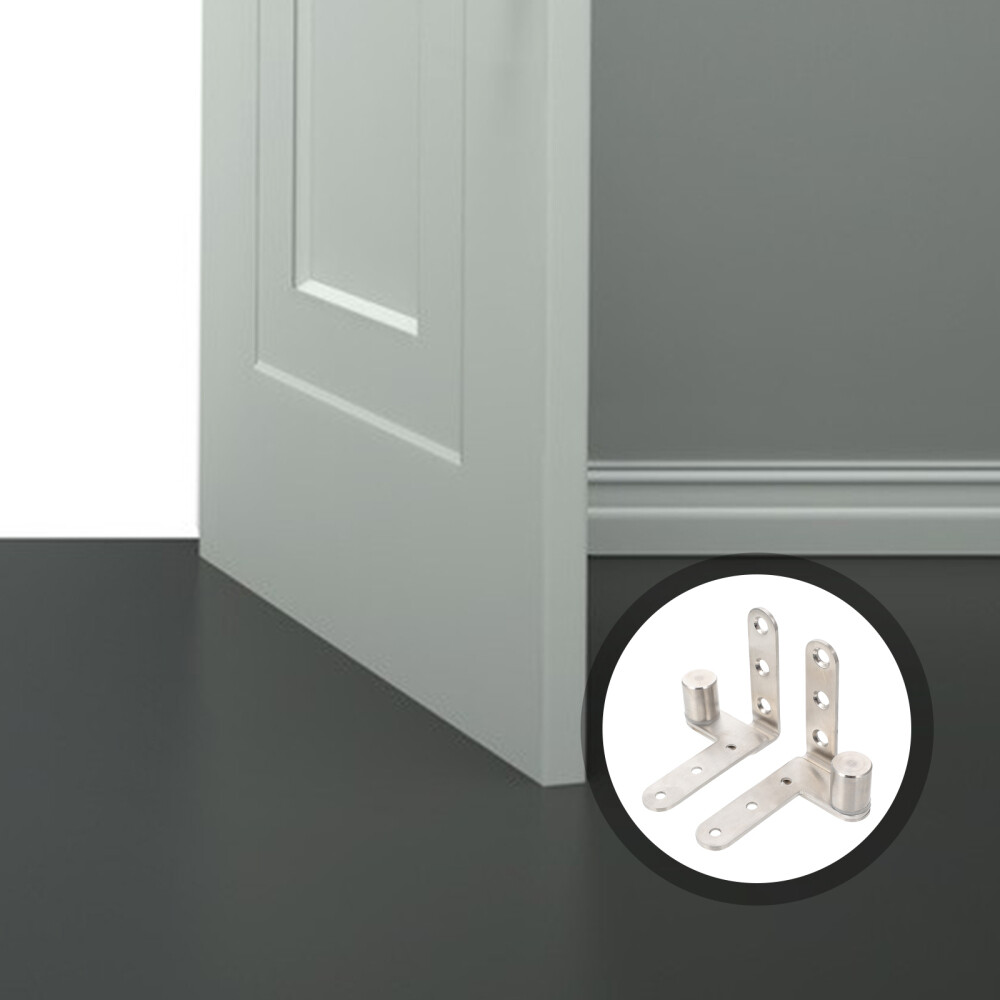 2pcs Hinge 270 Degree Rotation Hidden Door Pivot Hinges Mobile Home Door Hinges