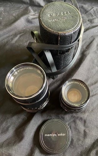 2 MAMIYA SEKOR 135 mm 55 33 AUTO FOTO OBJEKTIV SET Kamera Fotografie Zubehör