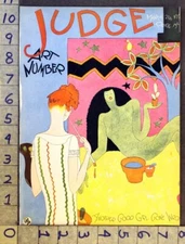 1920s REA IRVIN WOMAN ARTIST NATURE NUDE ABSTRACT MODERN JUDGE COVER FC2350