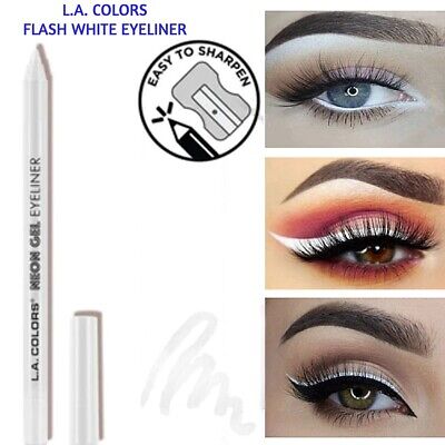 L.A. Colors Glide On Gel Eyeliner Pencil White Eye Liner Long