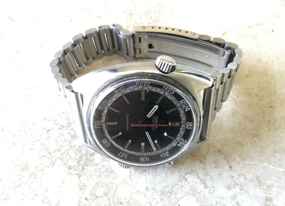 Omega Seamaster Chronostop 145.008, año 1965 ca, vintage Foto 4 de 4