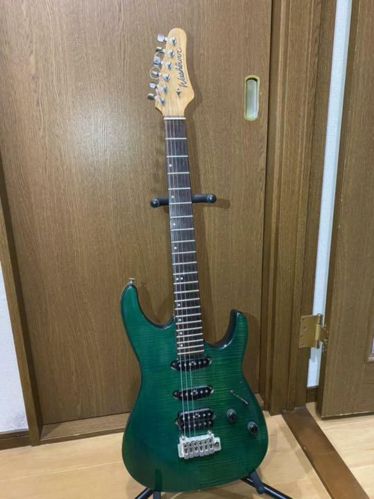 Vintage 1995 Washburn Mercury MG701 Green Color Grover Jackson