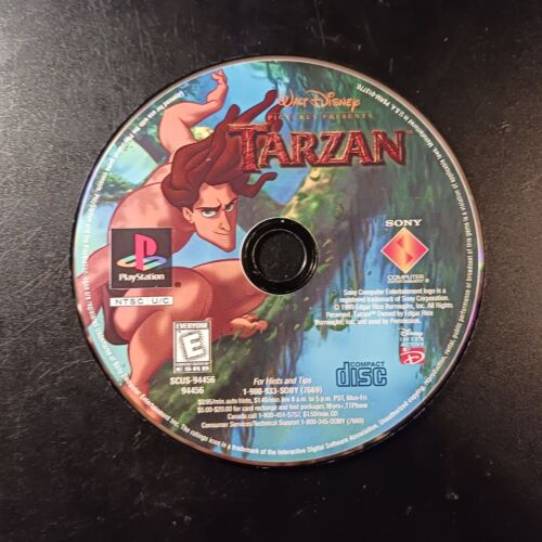 Disney's Tarzan - Playstation 1 (Black Label, CIB w/ Manual) - Picture 4 of 5