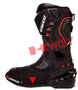 Men S Black Leather Racing Motorbike Shoes Motorcycle Boots Custom Made Ebay