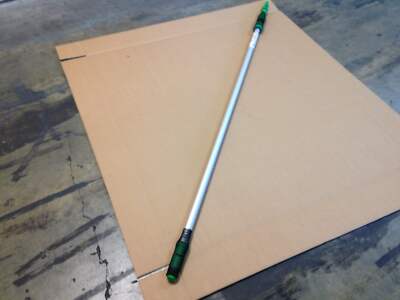 UNGER ED450 Metal Acme Thread Telescoping Pole, 6 to 14 ft 200012