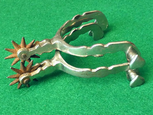 VINTAGE PAIR SMALL WESTERN SPURS UNMARKED