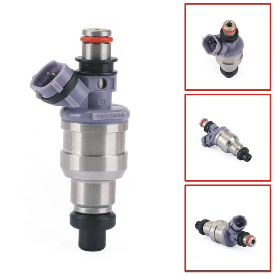 Новые оригинальные топливные форсунки Denso x8 для 1990-1992 Lexus LS400 4,0 л V8 #23250-50010 - Изображение 3 из 4