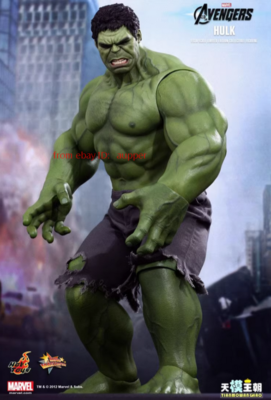 Perfect Hot Toys Mms186 1/6 The Avengers Hulk Actin Figure In