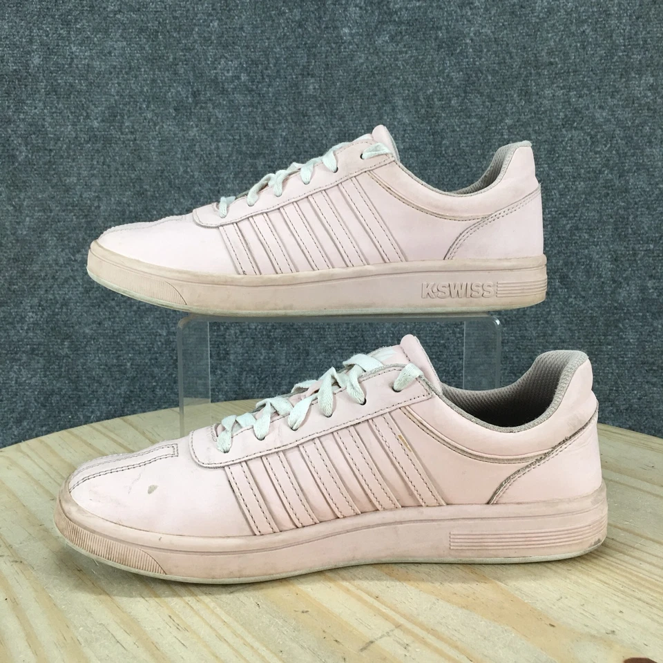 K-Swiss Zapatos Mujer 10 Court Chesterfield Zapatilla Rosa Cuero Informal 95782-506 Foto 2 de 4
