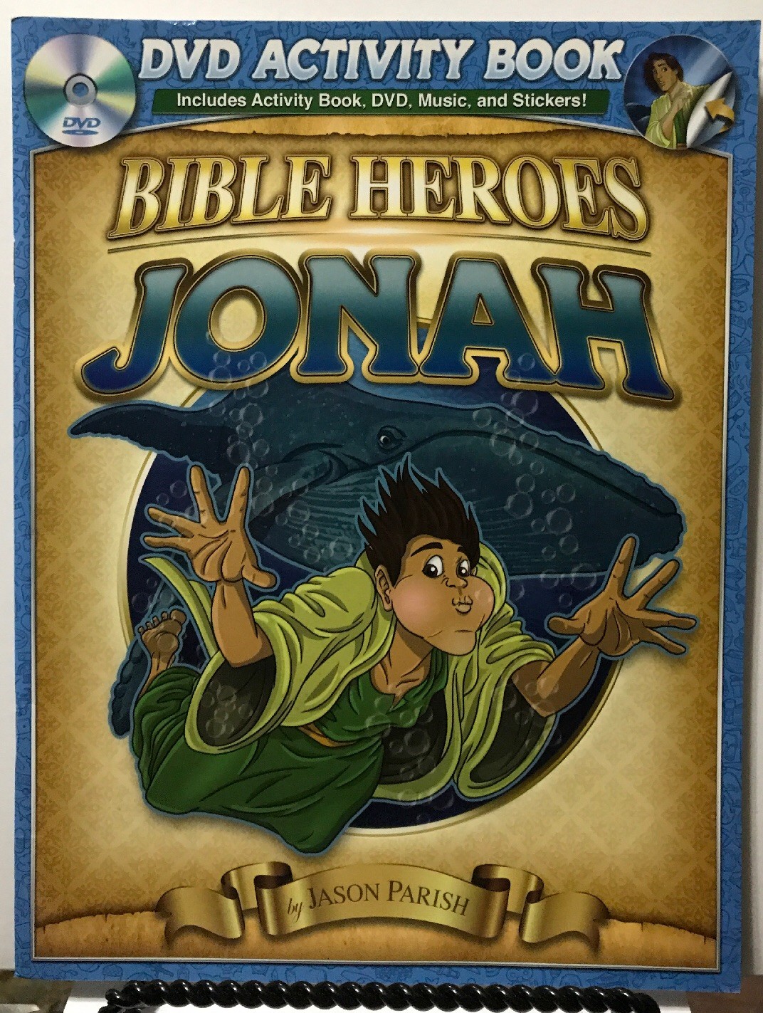 Bible Heroes Jonah With DVD Activity Book Stickers Music FREE SHIPPING JB