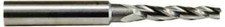 Made in USA 3? 3/8" Small End Diam, 5" LOC, 3 Flute HSS Tapered Square End Mi...