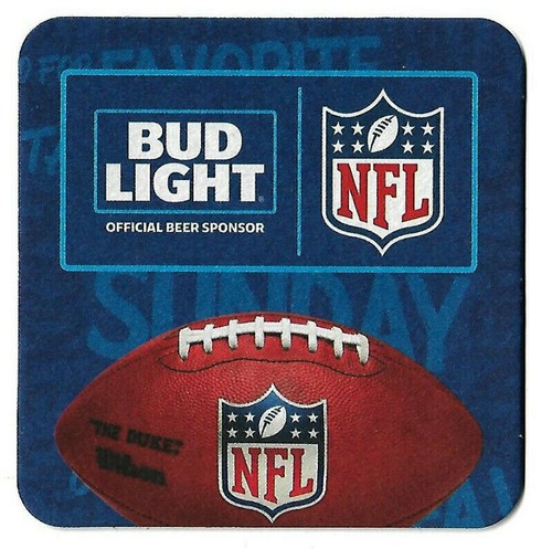 15 Bud Light Official NFL Beer Sponsor Beer Coasters - Picture 2 of 3