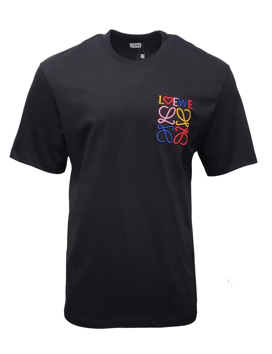 ★LOEWE★ヴィンテージ ロゴ刺繍 半袖Tシャツ ネイビー サイズL～XL相当 楽天市場】LOEWE(ロエベ) サイズ:L RELAXED FIT TEE リラックス