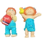 Vintage Cabbage Patch Kid Figures 1984 Lot Of 2 Mini Figurines Bath Time Cookies