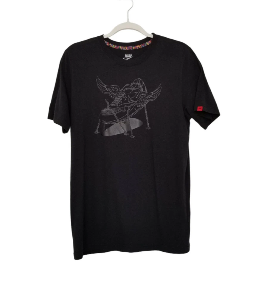 Camiseta Nike Niños Air Max Robot Gráfico Talla Grande Negra Ligera Y2K. Foto 2 de 4