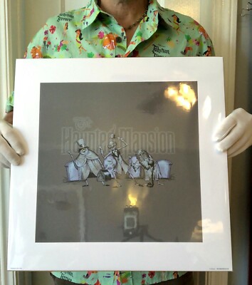 Haunted Mansion 45th Anniv ''Hitchhiking Ghosts'' Art Print - Disney Parks