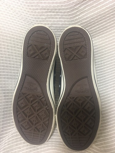 Converse Chuck Taylor All Star High Tops Shoes Men 10.5 WO’s 12.5 Black Logo 1 - Picture 6 of 12