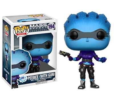 Funko POP! Games Mass Effect Andromeda - Peebee with Gun Vinyl Figure 10cm limit