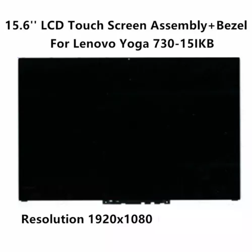 5D10Q89744 81CU000BUS 15.6'' LCD Touch Screen Assembly For Lenovo YOGA 730-15IKB - Picture 2 of 5