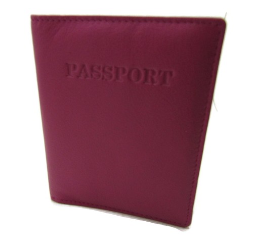 Genuine Premium Leather Passport Holder RFID Blocking Holiday Travel Wallet - Picture 71 of 96