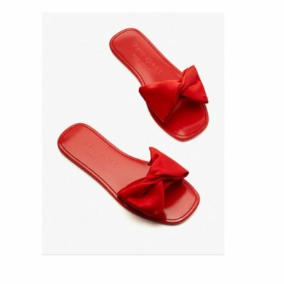 Kate Spade bikini bow slide sandals NEW