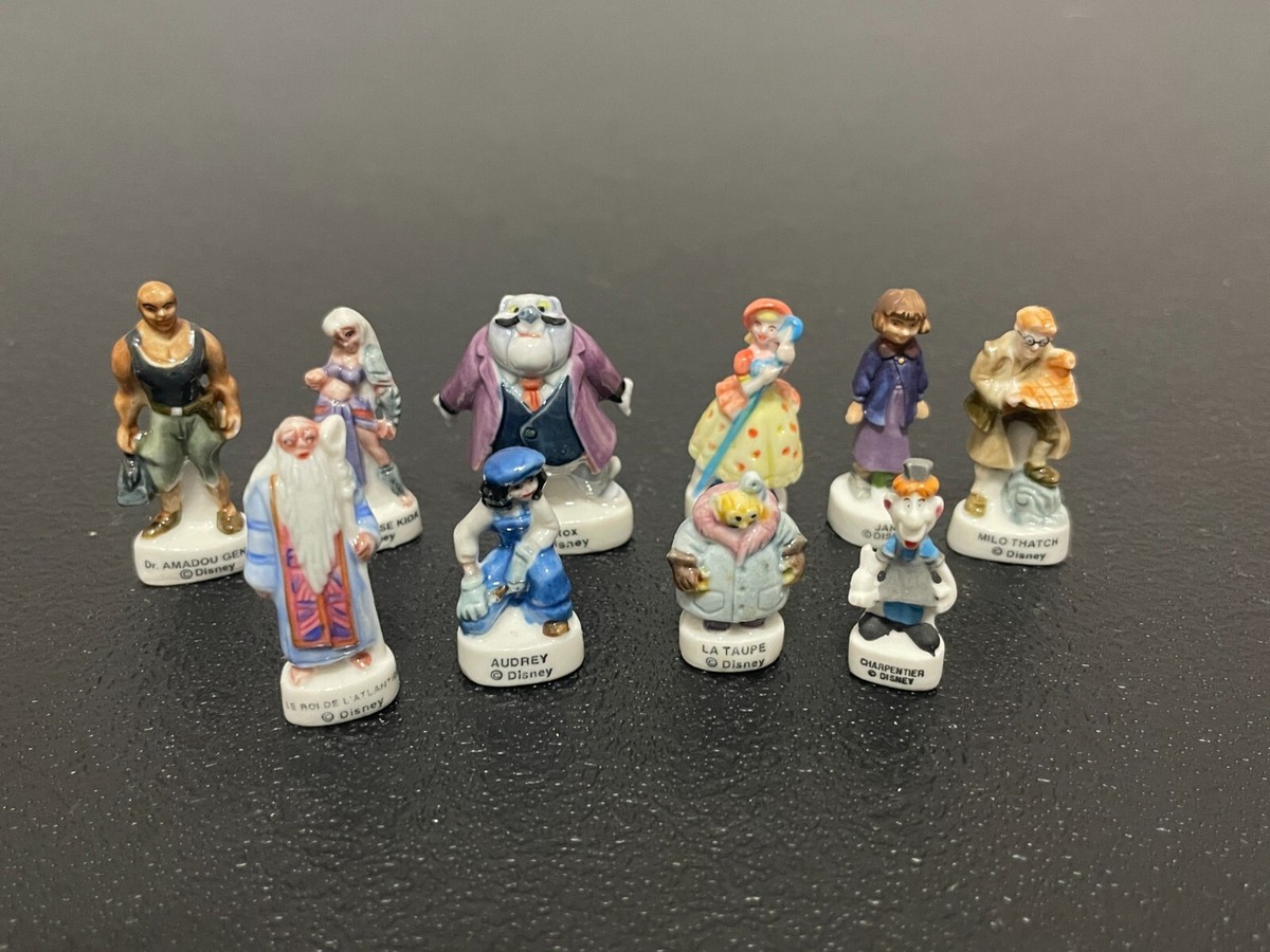 Vintage French Porcelain Feves Figurines by Disney | eBay