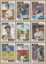 2023 Topps Heritage BOSTON RED SOX Base Team Set of (11) Devers Duran