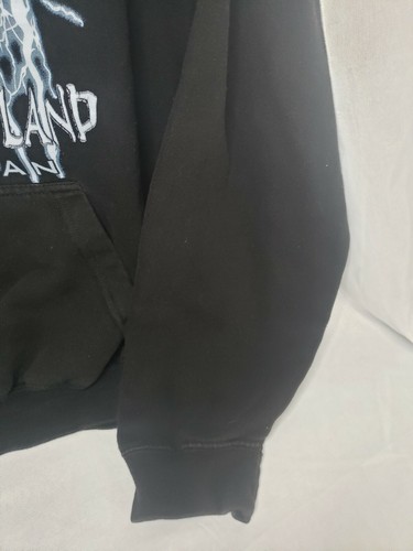 Mackinac Island Michigan Youth Pullover Black Hoodie (Size L) - Picture 7 of 7