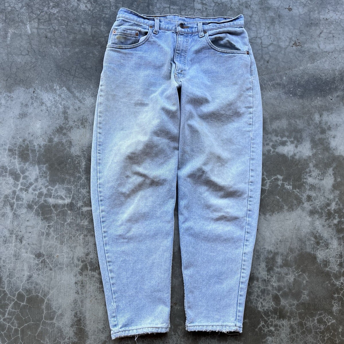 70’s Lee200Denim。Ｗ34Ｌ29 W26 L29 LEVI'S 610 VINTAGE Denim 90's Dark Medium Blue Wash