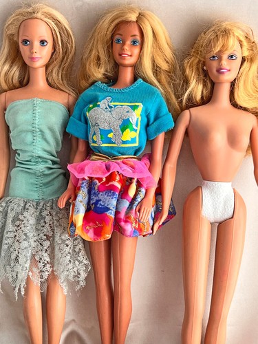 Lot Of 18 Vintage Mattel Barbie & Skipper Dolls With Clothing - Picture 10 of 17