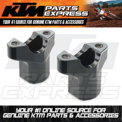 NEW OEM KTM BLACK HANDLEBAR MOUNT + 10 mm 390 ADVENTURE 2020-2024