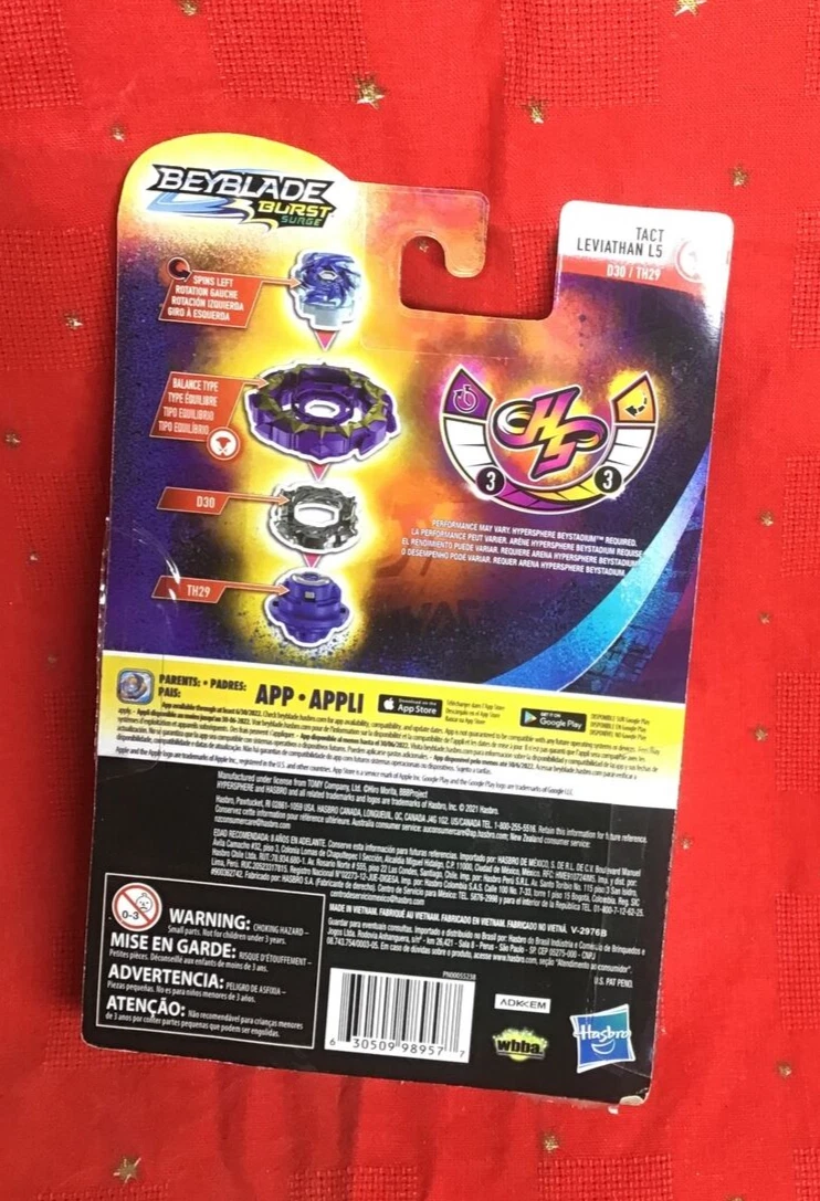 Beyblade Burst Rise Hypersphere Tact Leviathan L5