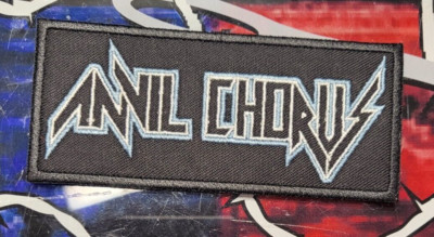 EMBROIDERED ANVIL CHORUS HEAVY METAL BAND PATCH (Please Read Ad)