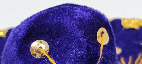 12 pack 6 inches blue and gold mini sombrero charro mexican hats - Picture 9 of 15