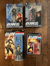 GI Joe Scarlett x4 Action Figure Lot Hasbro GI Classified & Super7 New In Box