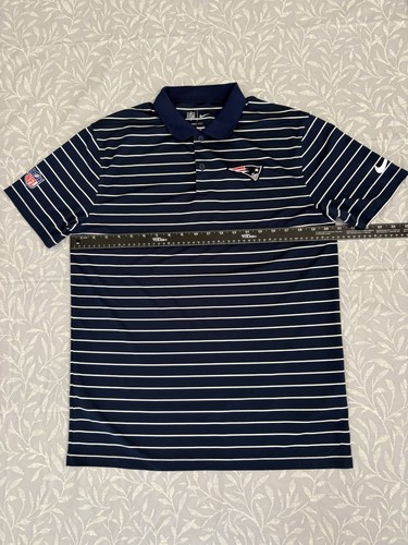 New England Patriots Nike Official NFL Polo Short Sleeve Shirt Dri-Fit Medium - Picture 8 of 9