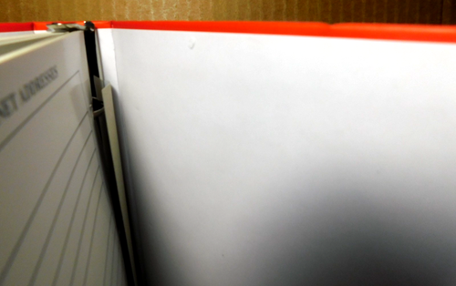 Unbranded~Internet and Personal Address Journal Orange Binder Style Book - Picture 17 of 24