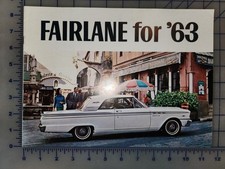 1963 Ford Fairlane Brochure Original