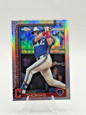 2025 Topps Chrome Baseball Refractor Lane Thomas #52 Cleveland Guardians