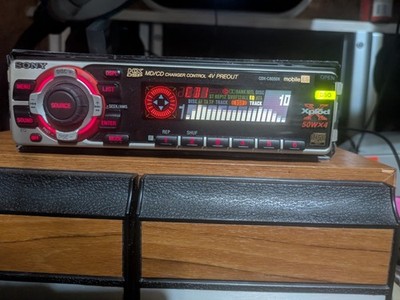 VTG Sony Flagship Mobile ES CDX C8050X CD Car Stereo BT Audio Spectrum Analyzer 