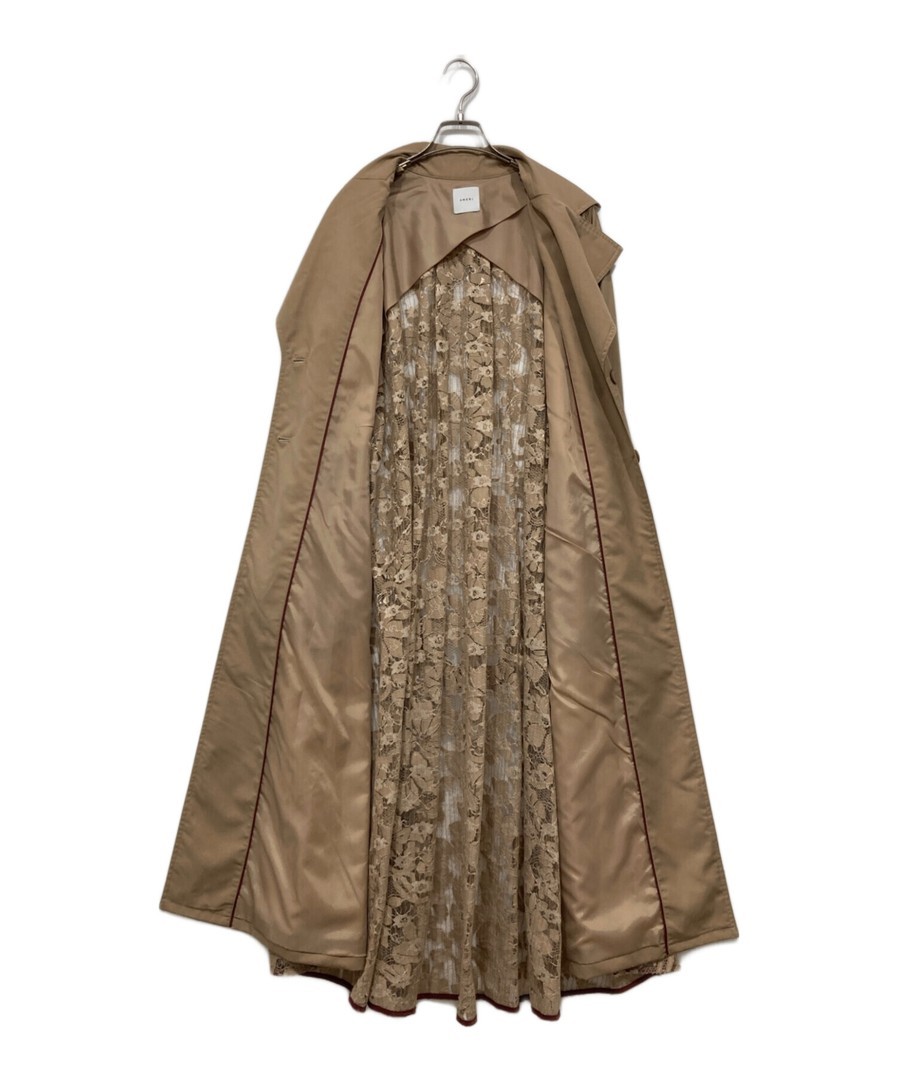 Ameri BACK LACE COAT 191720480 Beige Size:FREE 47… - image 3