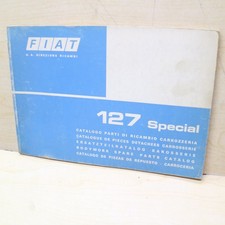 1975 Fiat 127 Special Bodywork Spare Parts List Catalog Manual Book Guide