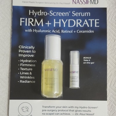 Nassif MD Hydro-Screen Serum with Hyaluronic Acid, Retinol