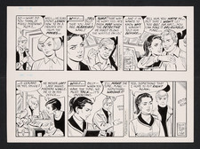 Original Art for the Winnie Winkle Comic Strip (1/19 & 1/20 1996) by Frank Bolle