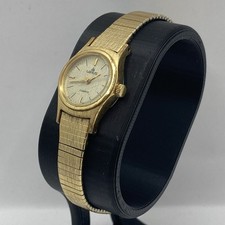 Running 1980s Lorus Women s Brushed Gold Watch New Battery Model V236-0080