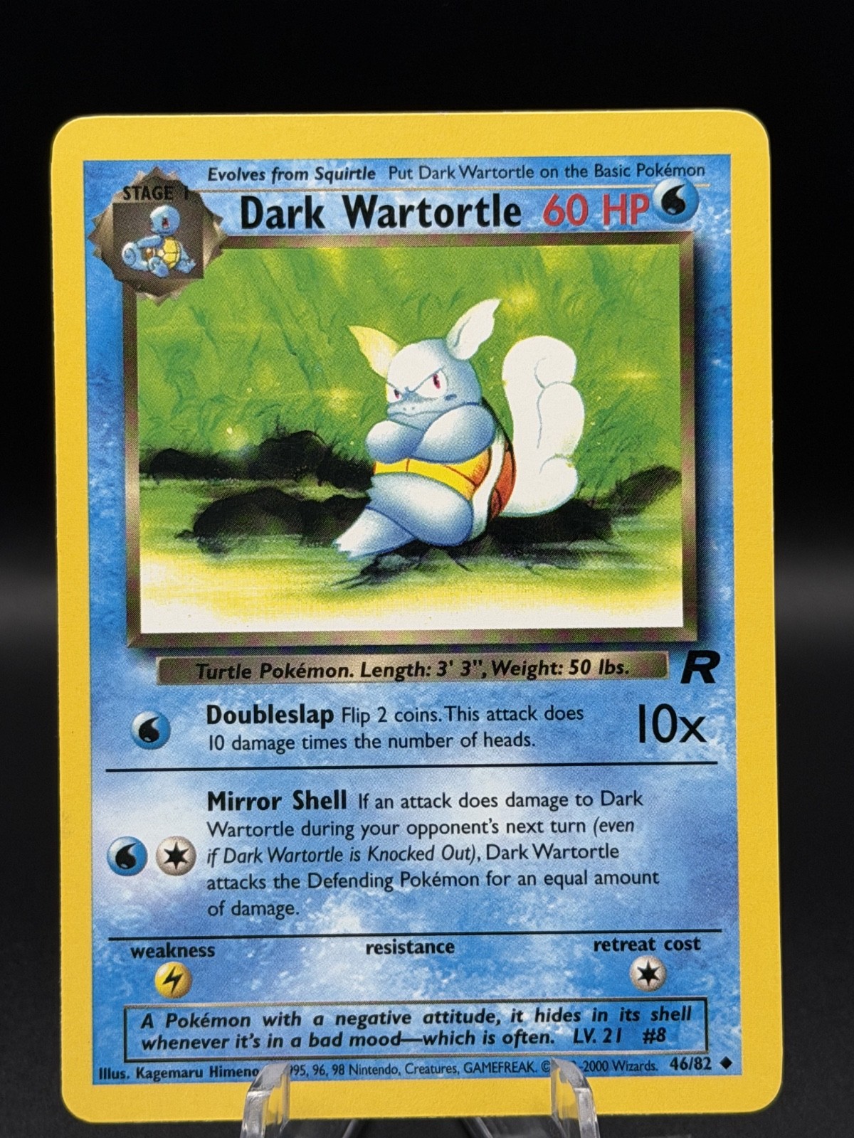 Pokémon TCG Team Rocket Dark Wartortle 46/82