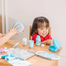Melissa  Doug Super Smile Dentist Kit with Pretend Play Set of Teeth and Dental