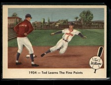1959 FLEER TED WILLIAMS #4 LEARNS THE FINE POINTS