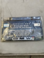 Bmw License Plate Frame Domed Logo
